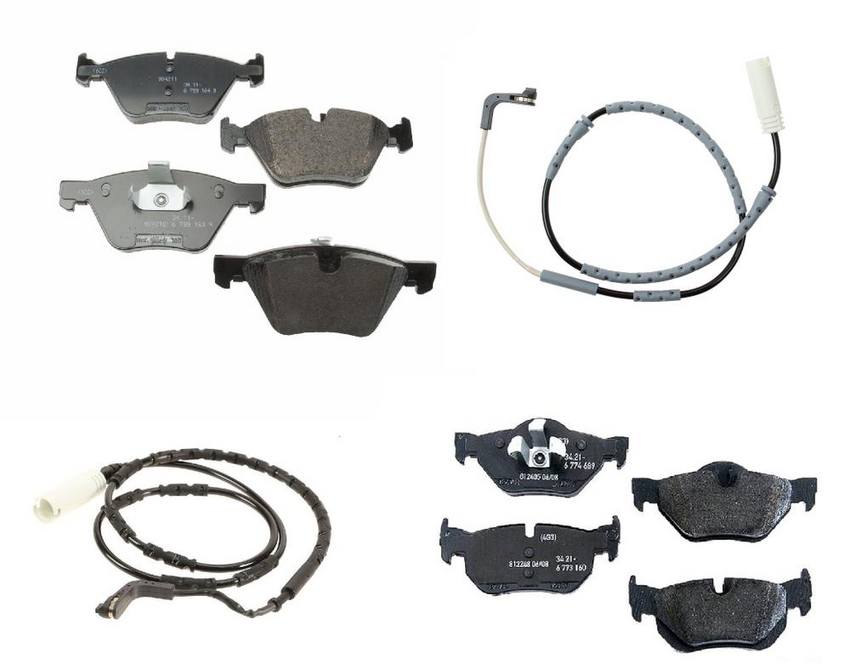 BMW Disc Brakes Kit - Pads Front and Rear